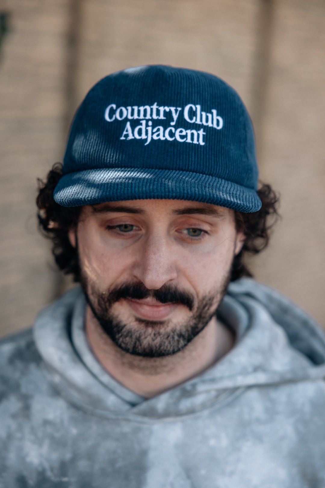 Dark Blue Corduroy Hat - Country Club Adjacent