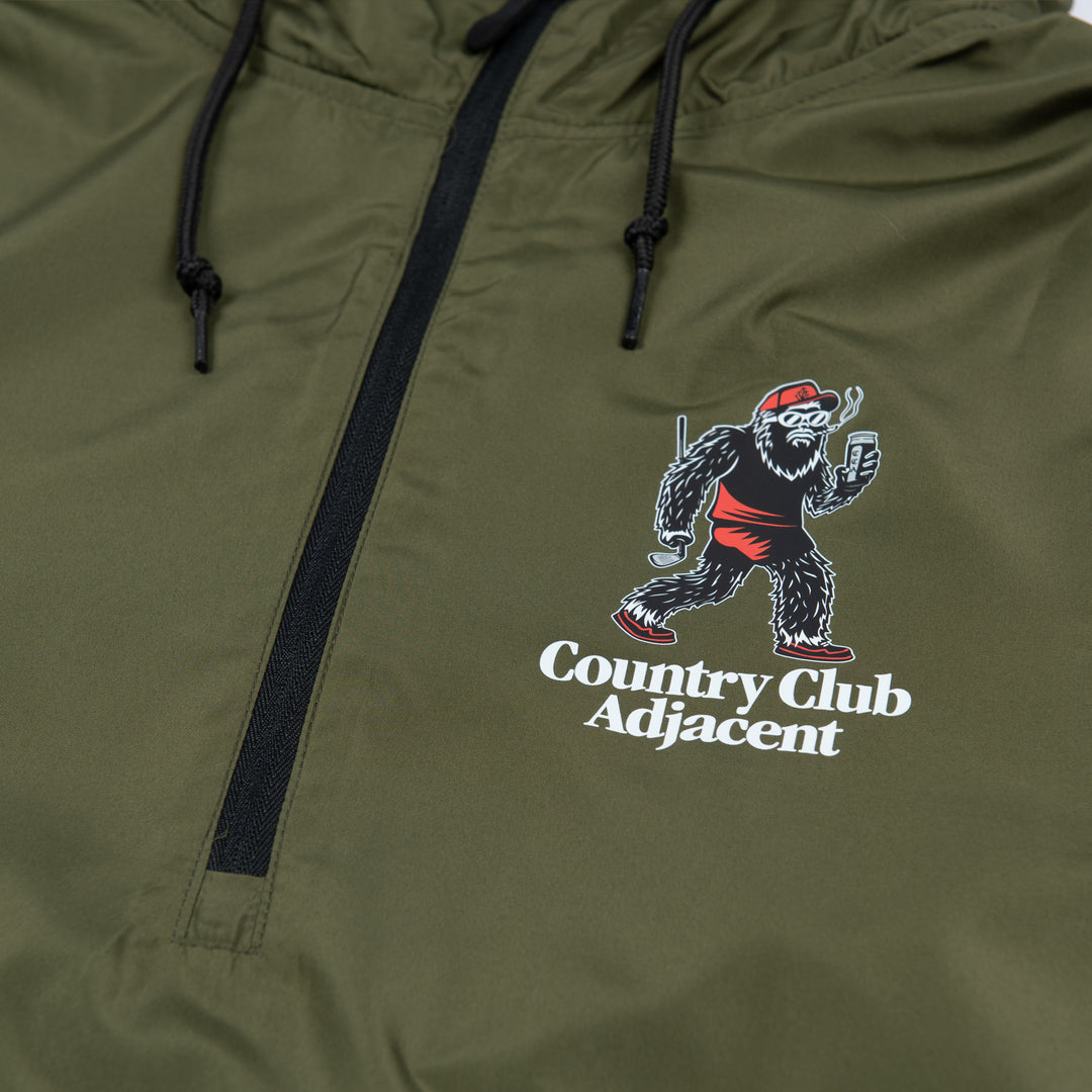 Country Club Adjacent Yeti Windbreaker (Green)